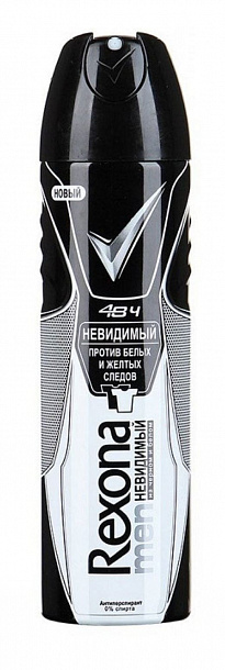 Дезод. СПРЕЙ РЕКСОНА MEN Невидимый 150 мл /6/