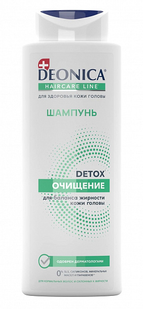 DЕONICA Шампунь Защита от потери волос, 380 мл/6