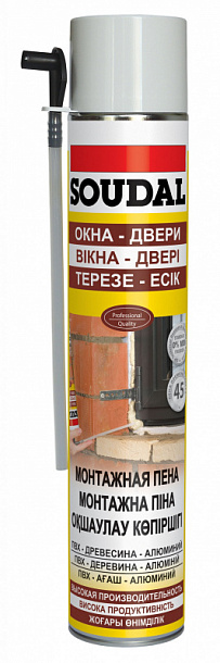 Пена SOUDAL  БЫТОВАЯ 750мл  12шт/упак