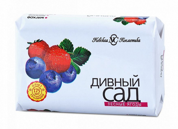 Дивный сад мыло 90 гр Лесные ягоды д/норм кожи (6/72)