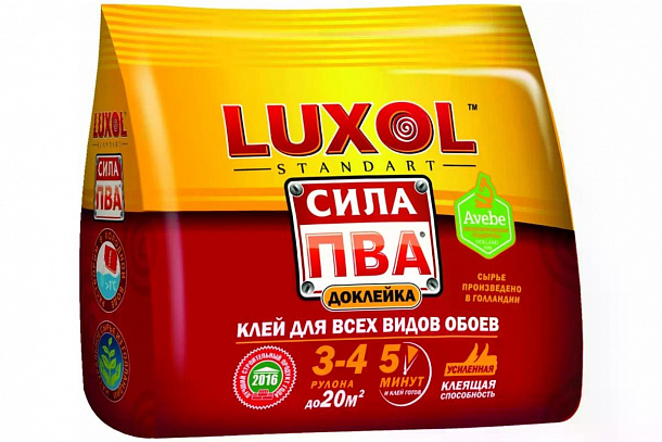 Клей обойный «LUXOL сила ПВА» (Standart), 100 г
