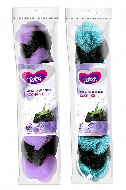Fresh idea  Мочалка для тела КОСИЧКА /50
