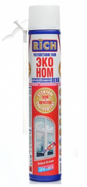 Пена РИЧ Эко-Ном трубка 600 гр 12шт/упак