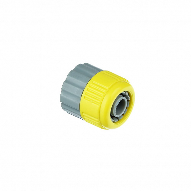 Соединитель для шланга 1/2", с внутренней резьбой 3/4", пластик 50 в упак INBLOOM 