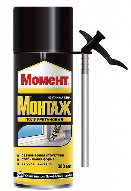 Пена монтажная Момент Монтаж, 300 мл 12шт/уп