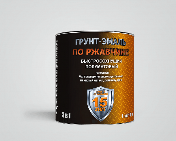 Грунт-эмаль алкидная 3в1 белая 1,9 кг б/сохн ЭКО-NOM 6шт/уп