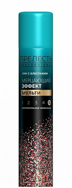 Professional лак для волос с блестками "Мульти" 75 мл