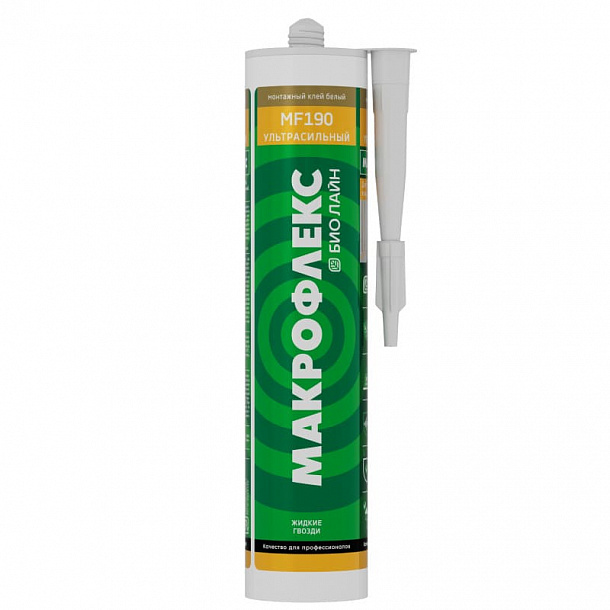 Makroflex Био Лайн MF190 Ультрасильный  (400гр) /монтажный клей 12шт/упак