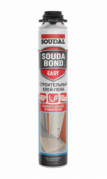 Клей-Пена SOUDAL SOUDABOND EASY  БЫТОВАЯ 750мл 12шт/упак