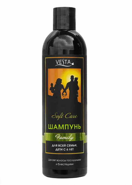 Шампунь "Vesta. Soft Care" Family (Для всей семьи) 500 мл/18шт