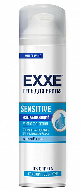 Гель для бритья EXXE sensitive д/чув кожи, 200 мл /6