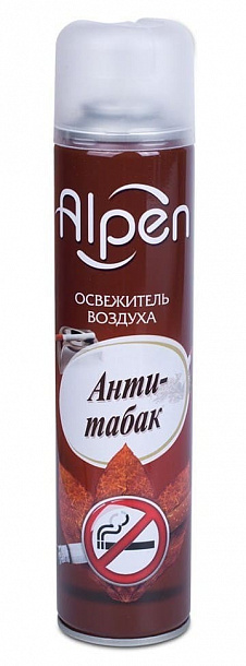 Освежитель воздуха Alpen "Антитабак" 300 мл /12/