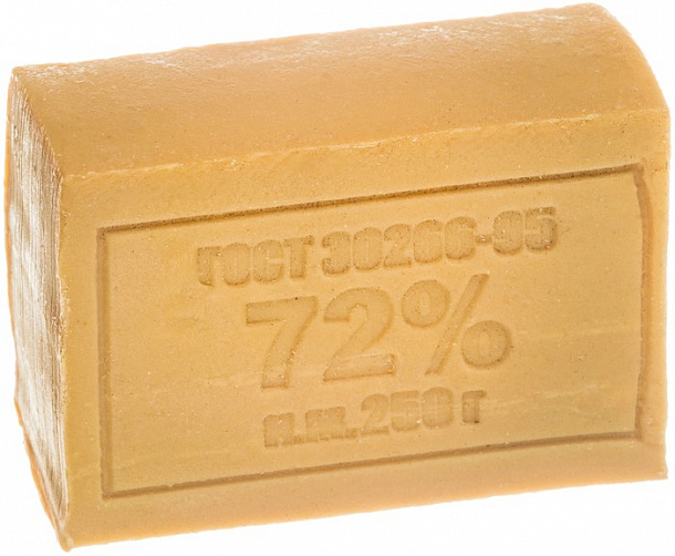 Мыло хозяйственное 72% 250 гр. кор./40/(КАЗАХСТАН)