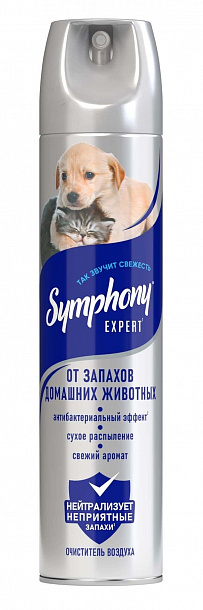 Очиститель возд. «SymphonyExpert»«От запахов дом. жив.»/сух расп/300 мл/6
