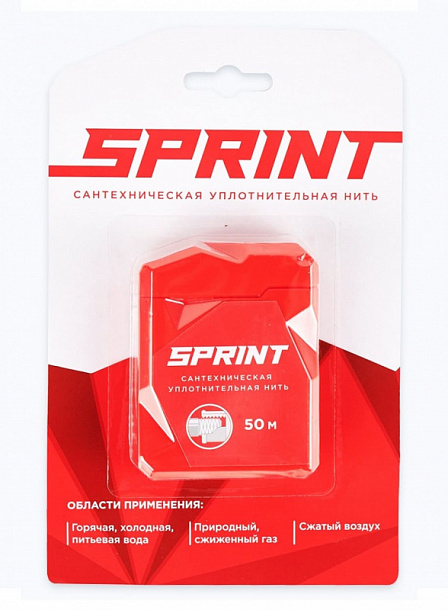 Уплотнительная нить Sprint 50м бокс блистер /25/
