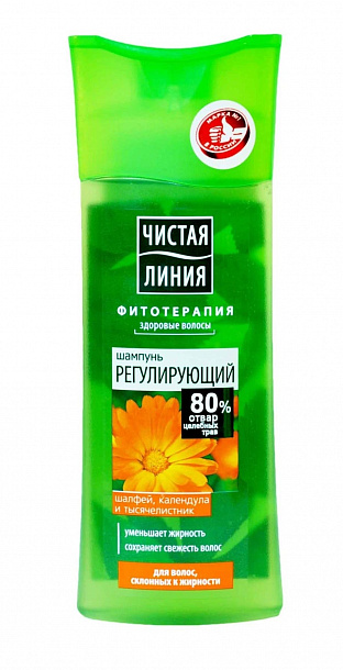 ЧЛ Шампунь 400 мл Регулирующий Шалфей и календула /12/