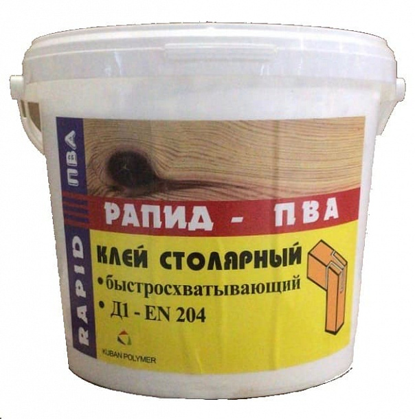 Клей ПВА РАПИД "Столяр" (10кг) для дерева
