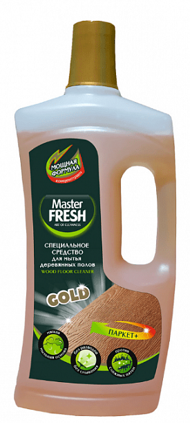 Master FRESH GOLD Ср-во для мытья деревянных полов 1000мл  /12