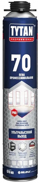 Пена Tytan 70 профессиональная 870 гр 12шт/упак