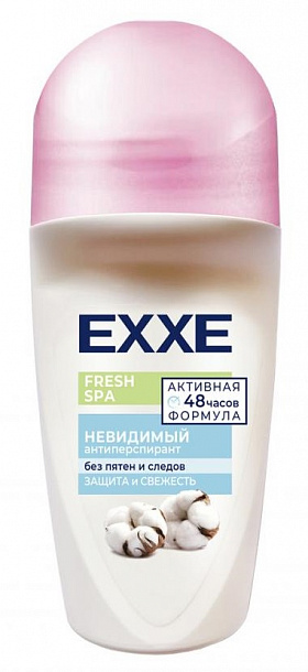 EXXE РОЛИК Женский дезодорант  Fhesh SPA Невидимый50 мл/12