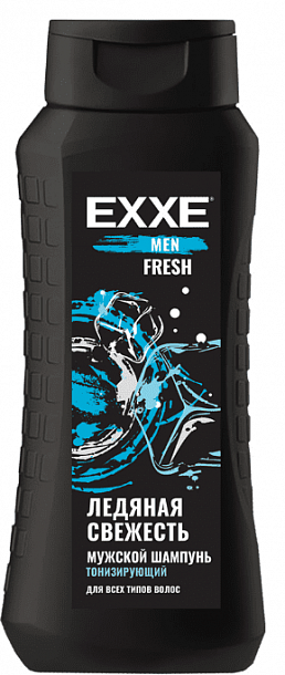 EXXE MEN шампунь д/всех типов волос "ACTIVE"  400 мл  /12