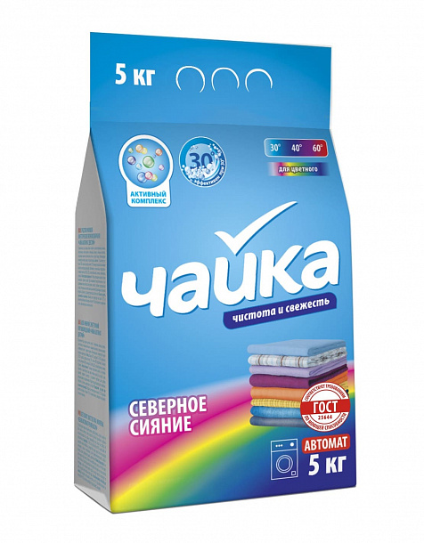 Чайка смс автомат 5 кг для цветного Северное сияние /3