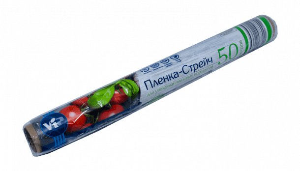 Пленка пищевая белая 6 мкм 30 см х 50 м /30/
