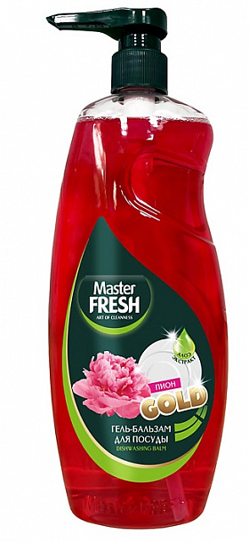 Master FRESH Гель бальзам д/мытья посуды ПИОН, 1000мл/9