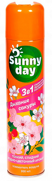 Освежитель воздуха Sunny Day "Дыхание Сакуры"/300 см3/12
