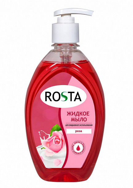 Мыло жидкое "ROSTA" 500 мл. Роза /14/