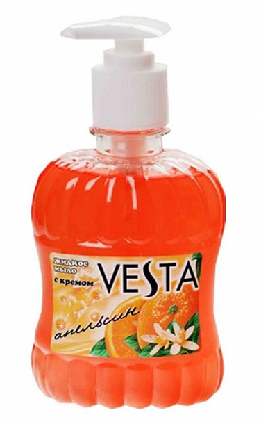 Жидкое мыло Vesta с доз. Апельсин 315мл./15шт