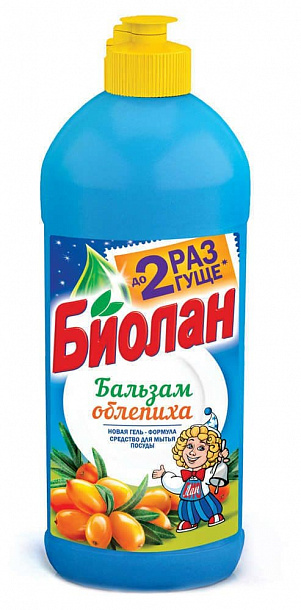 Моющее ср-во Биолан д/посуды 450 мл в Бальзам Облепиха /20/