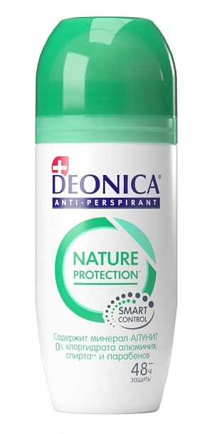 Дезод. женск.DEONICA РОЛИК Nature Protection, 50 мл/6