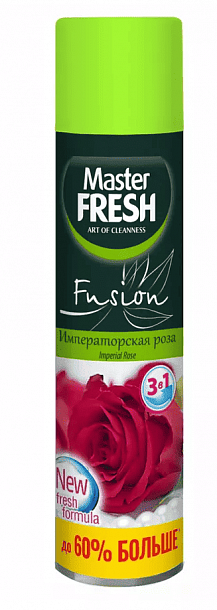 NEW Master FRESH освежитель воздуха Императорская роза 300 мл  /24