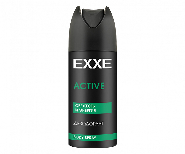 EXXE СПРЕЙ мужской дезодорант аэроз. ACTIVE,150 мл /12