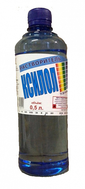 Ксилол  (0,5л) ПЛАСТИК (25 шт/кор) Москва 