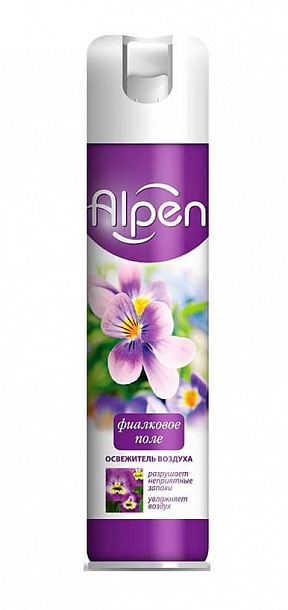 Освежитель воздуха Alpen "Фиалковое поле" 300 мл /12/
