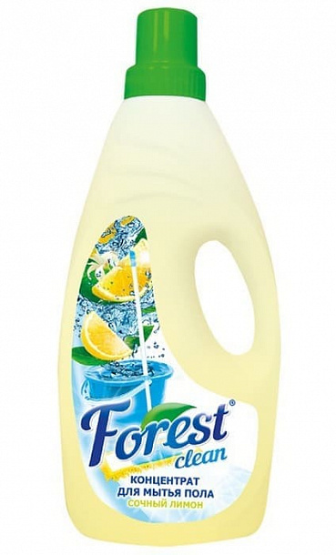 Концентрат д/мытья пола "Сочный лимон" 1л Forest Clean /12/