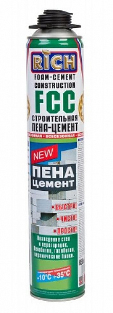 Пена- цемент РИЧ 900 гр 12шт/упак