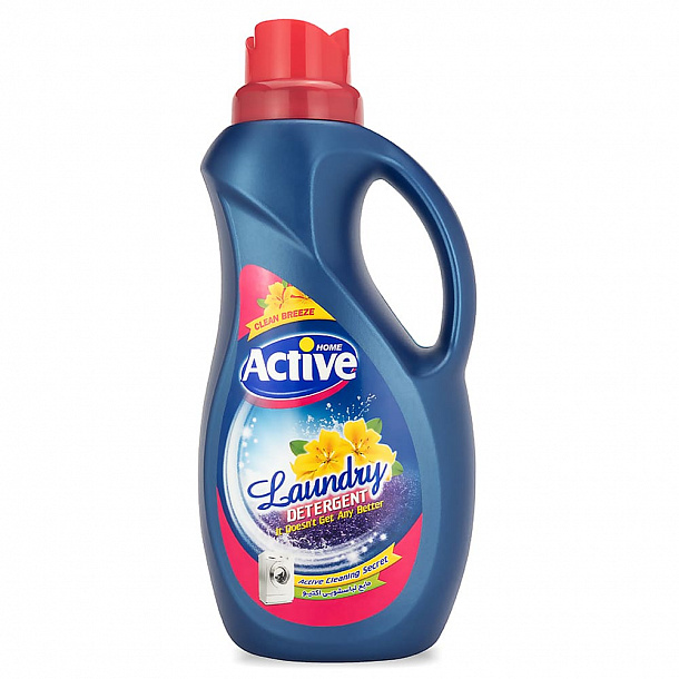 ACTIVE Гель-конц. д/ стирки белья универс.Степные цветы,гипоал 1,5л Pink/9