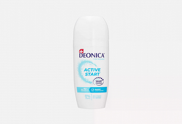 Дезод. женск.DEONICA РОЛИК ACTIVE START, 50 мл/6
