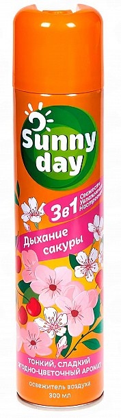 Освежитель воздуха Sunny Day "Дыхание Сакуры"/300 см3/12 1