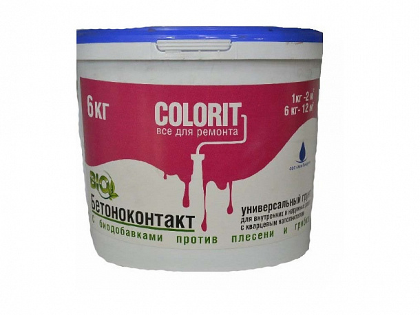 Бетоноконтакт COLORIT Bio 6 кг универсальный