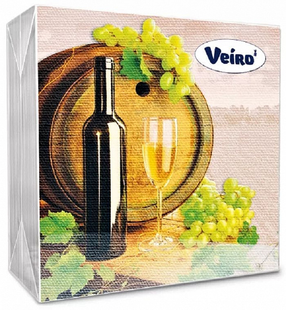 Салфетки Veiro Винтаж-Вино 3сл 20шт /14