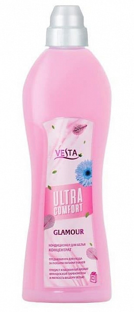 Кондиционер  Vesta 1 л."Ultra comfort" "Гламур"/РОЗОВЫЙ 12шт