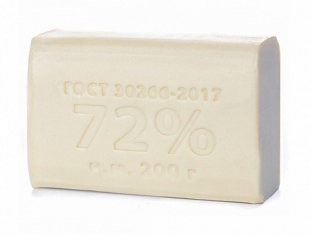 Мыло хозяйственное ВОРОНЕЖ 72% 350г БЕЛОЕ /24/ 